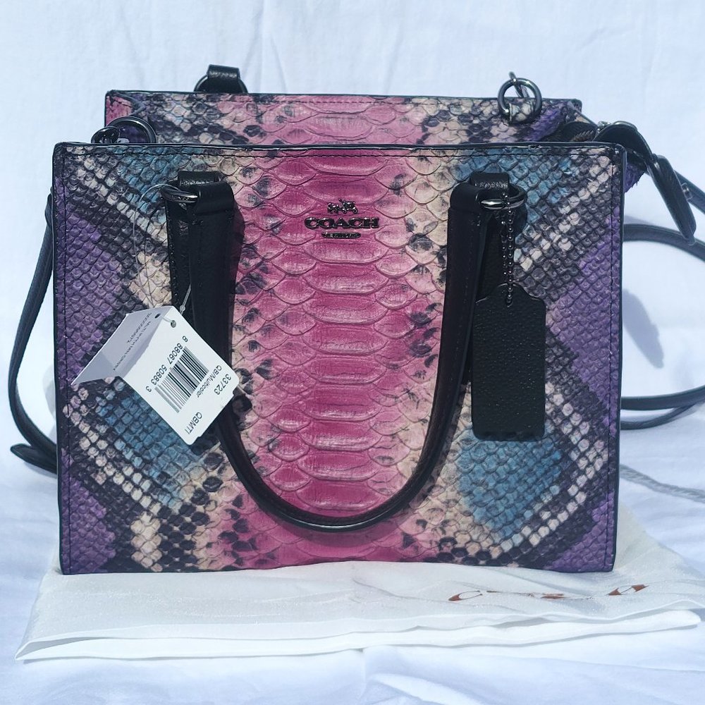 Coach Multicolor Snakeskin Women's Bag